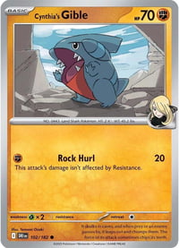 Cynthia's Gible - SV10: Destined Rivals - Near Mint x4