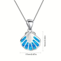 Hawaiian Opal Shell Pendant