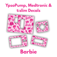 Barbie Pump Decal