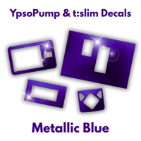Metallic Blue Pump Decal