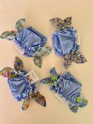 Image of Bikini vichy bleu et liberty Wiltshire curaçao