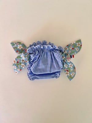 Image of Bikini vichy bleu et liberty blossom blue
