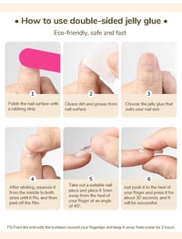 Image 4 of LUXE CHARM - 10 pièces Capsule Forme Stiletto Press On Nails YELENA