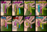 Image 1 of Pride Keychains (multiple) 