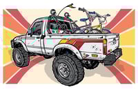 Image 1 of RAD WHEELS ART POSTERS
