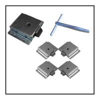 Image 1 of Door Slam Lock internal both right or left 8mm sq hole for Lever or Tee handle