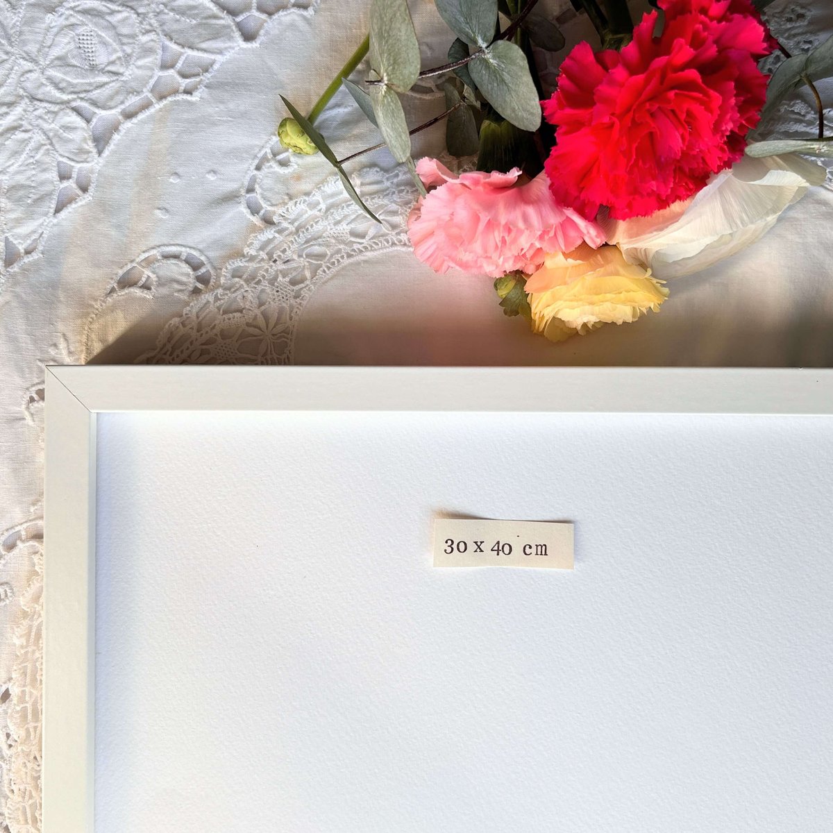 Quadro personalizzato con illustrazione su carta e cornice – Idea regalo unica