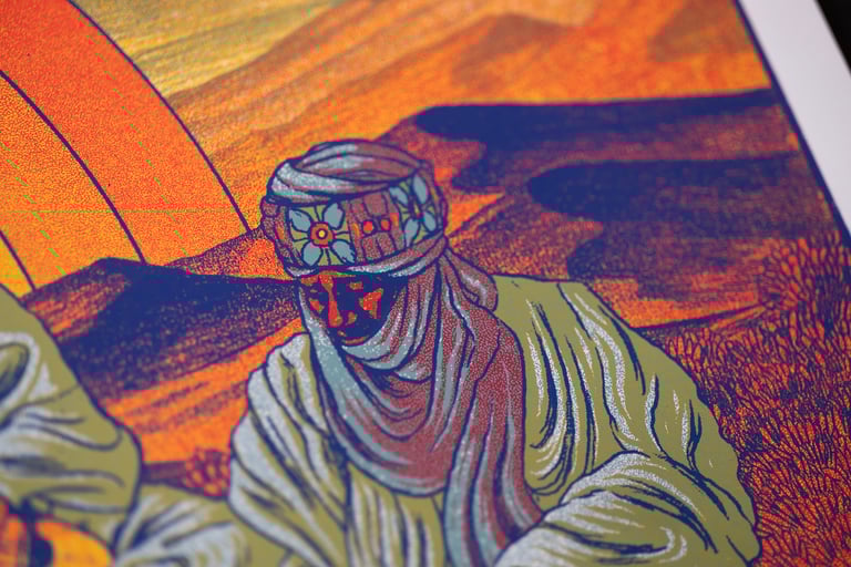 Al Bilali Soudan // Screenprinted Gig poster Image 2