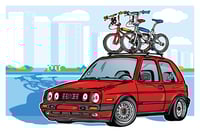 Image 2 of RAD WHEELS ART POSTERS