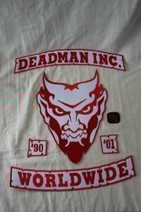 Image 2 of DEADMAN INC. WORLDWIDE - FULL EMBROIDERED BACKPATCH SET
