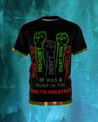 Image 1 of "In The Road to to Greatness" AllOverPrint T-shirt by Myz Tee's