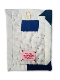Image 2 of POSTCARD QUILT - BLACK CREAM