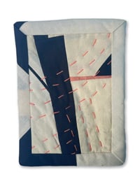 Image 1 of POSTCARD QUILT - BLACK CREAM