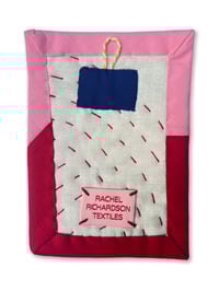 Image 2 of POSTCARD QUILT - PINK AND MINT