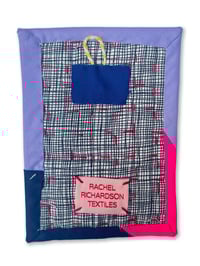 Image 2 of POSTCARD QUILT - GREEN AND LILAC