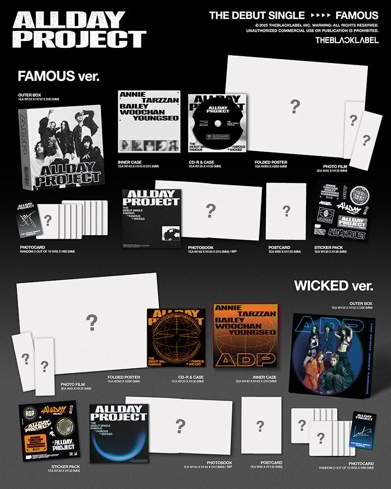Image of [PRE-ORDER] ALLDAY Project ‘Famous’