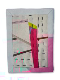 Image 1 of POSTCARD QUILT - PINK AND CREAM