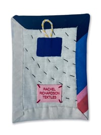 Image 2 of POSTCARD QUILT - BLUE AND PINK