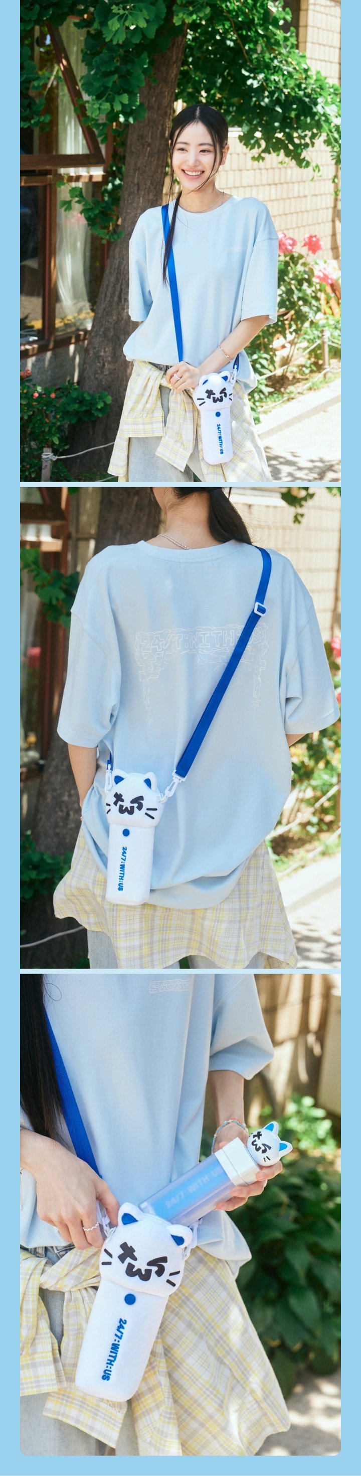 Image of [PRE-ORDER] TWS TOUR ‘24/7:WITH US’ Light Stick Shoulder Bag
