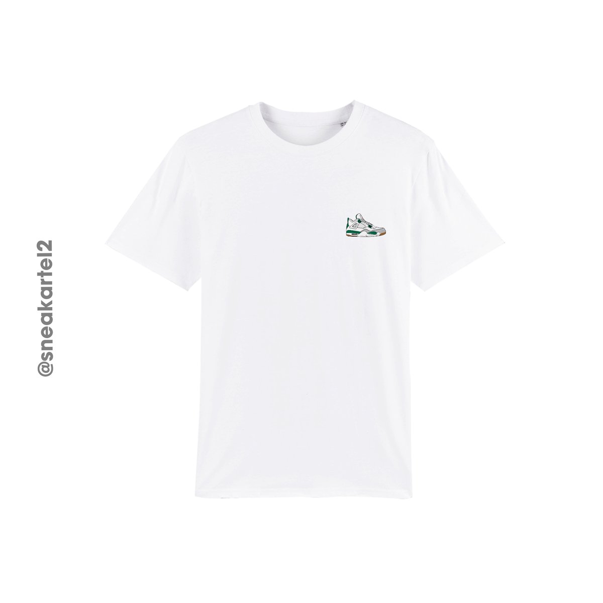 SNEAK.ART.EL x Wolfnoise - Jordan 4 SB “Pine Green” Tee