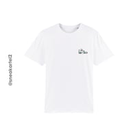 Image 2 of SNEAK.ART.EL x Wolfnoise - Jordan 4 SB “Pine Green” Tee