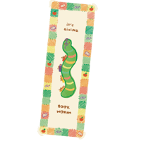 Image 1 of it’s giving bookworm bookmark