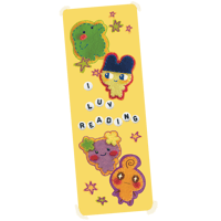 Image 1 of i luv reading bookmark