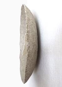 Image 6 of Golden ginkgo biloba leaf on a paper mache wall plate.