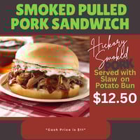 Pulled Pork Sandwich With Slaw