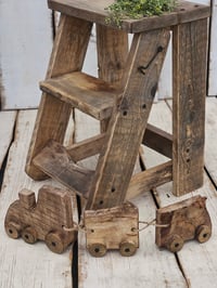 Image 2 of NEW !!Wooden ladder brown -1D