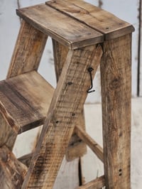 Image 2 of NEW !!Wooden ladder brown -1A