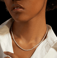 Image 3 of Sian Tennis Necklace 