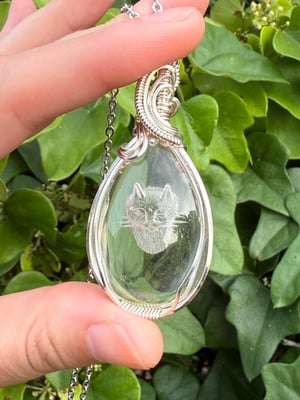 Carved Quartz Kitty