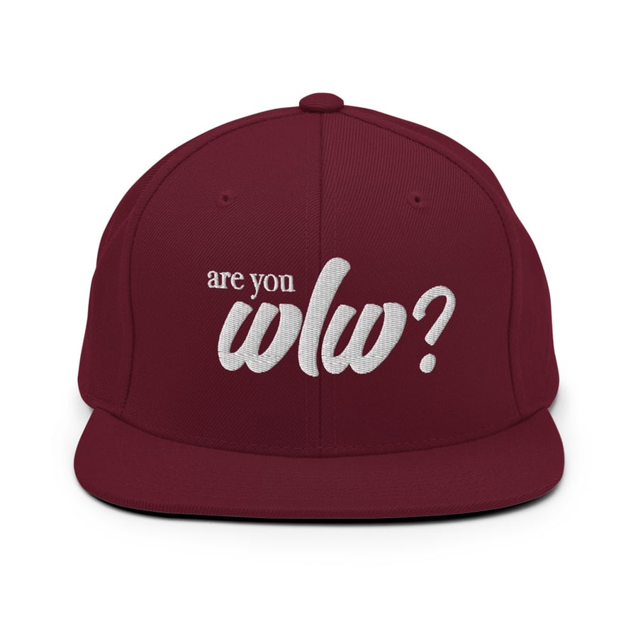 Image of "Are You WLW?" Snapback