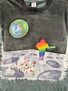 Grateful Dead 80s Space Dye Jerry T-Shirt - Size XL