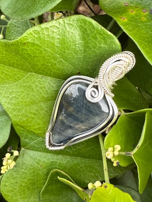 Blue Tigers Eye Pendant