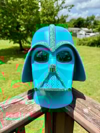 Image 6 of Turquoise Darth Vader Helmet