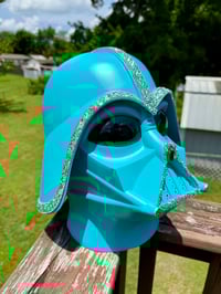 Image 7 of Turquoise Darth Vader Helmet