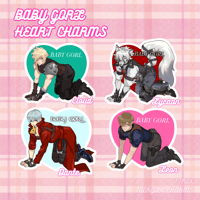 Image 1 of Video Game BBG Heart Charms