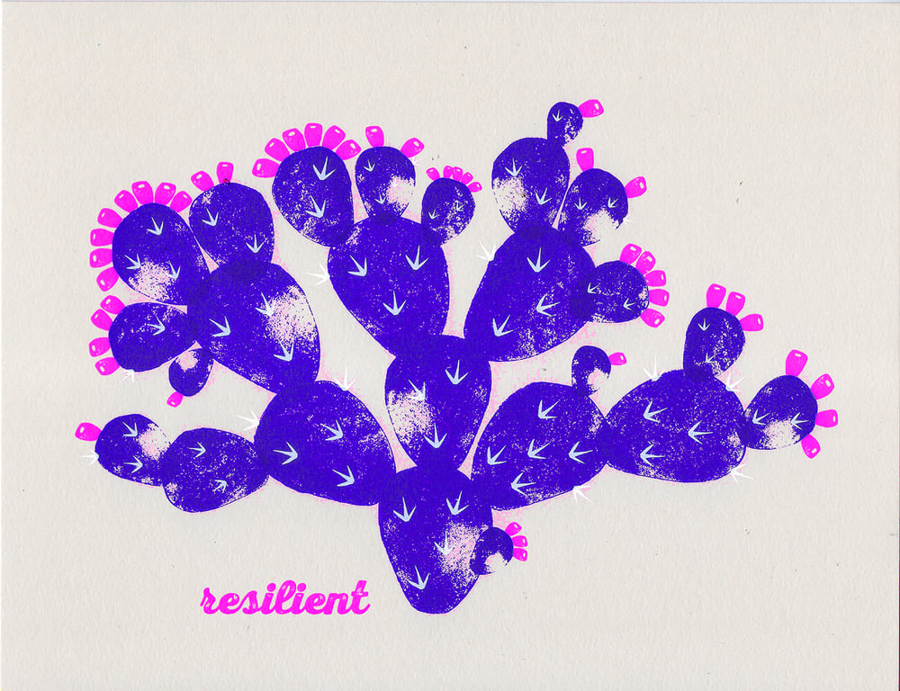 Image of Resilient (Screenprint, 2018, 2025)
