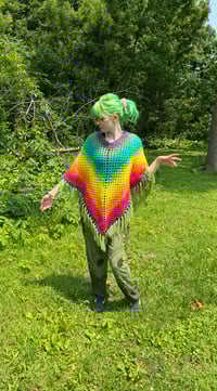 Image 1 of RAINBOW PONCHO 1/1