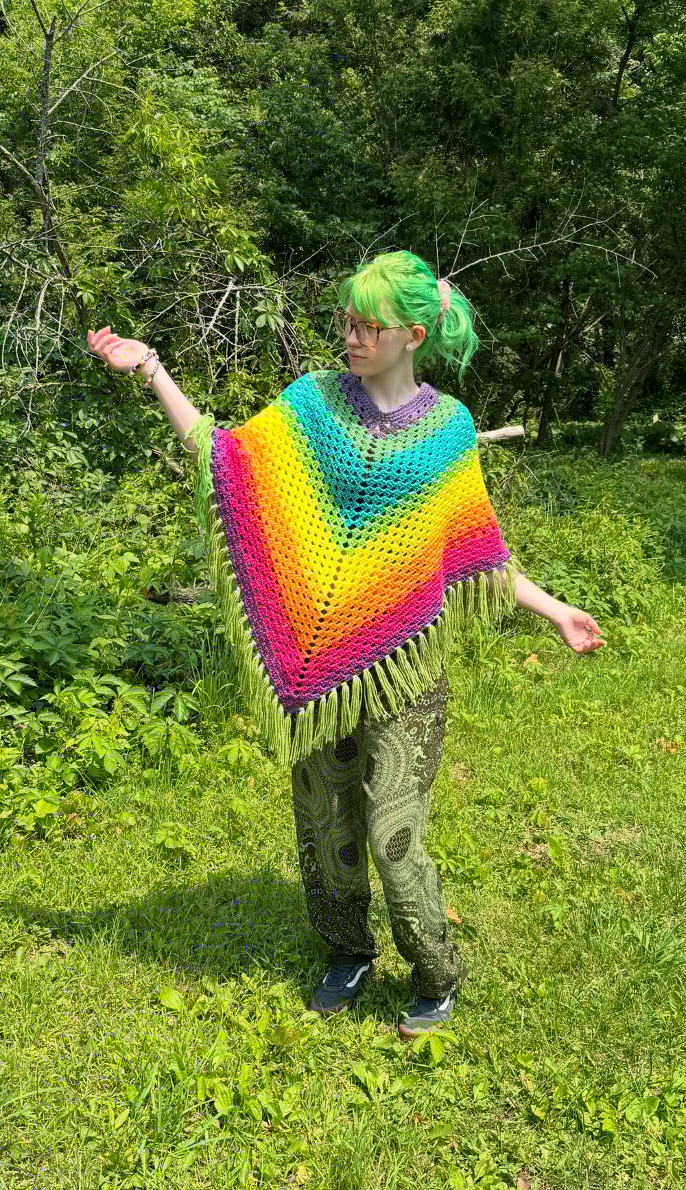 Image of RAINBOW PONCHO 1/1