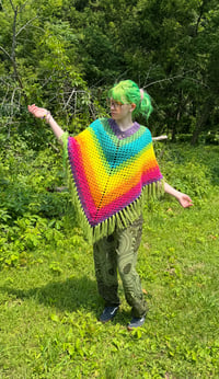 Image 3 of RAINBOW PONCHO 1/1