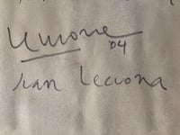 Image 4 of Juan Lecuona Very Large Original Oil on Unstretched Canvas, Signed
