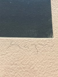 Image 3 of Michael Mazur Original Monoprint, Titled 'Bonsai', Signed, Numbered 1/1, Dated '97