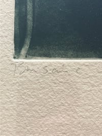 Image 5 of Michael Mazur Original Monoprint, Titled 'Bonsai', Signed, Numbered 1/1, Dated '97