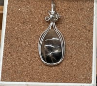 Image 3 of Rainbow Meteor Shower Sunstone Pendant 