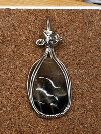 Image 1 of Rainbow Meteor Shower Sunstone Pendant 