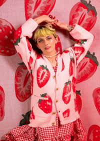 Image 4 of Stawberry Fields Cardigan