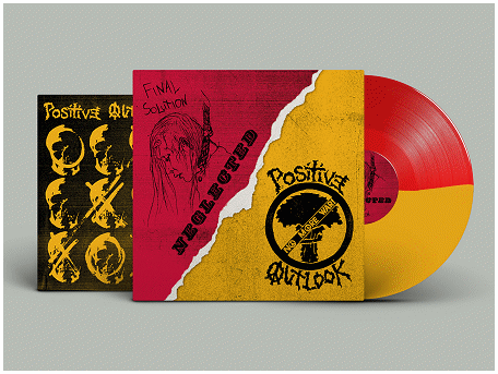 Image of NEGLECTED / POSITIVE OUTLOOK - Split Lp (diehard)